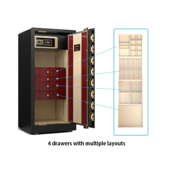 Custom Jewelry Watch Winder Safe Home Personal Storage for Jewelry and Money Storage