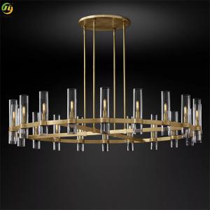 China Bronze Creative Simple Home Round Droplight Modern Pendant Light wholesale