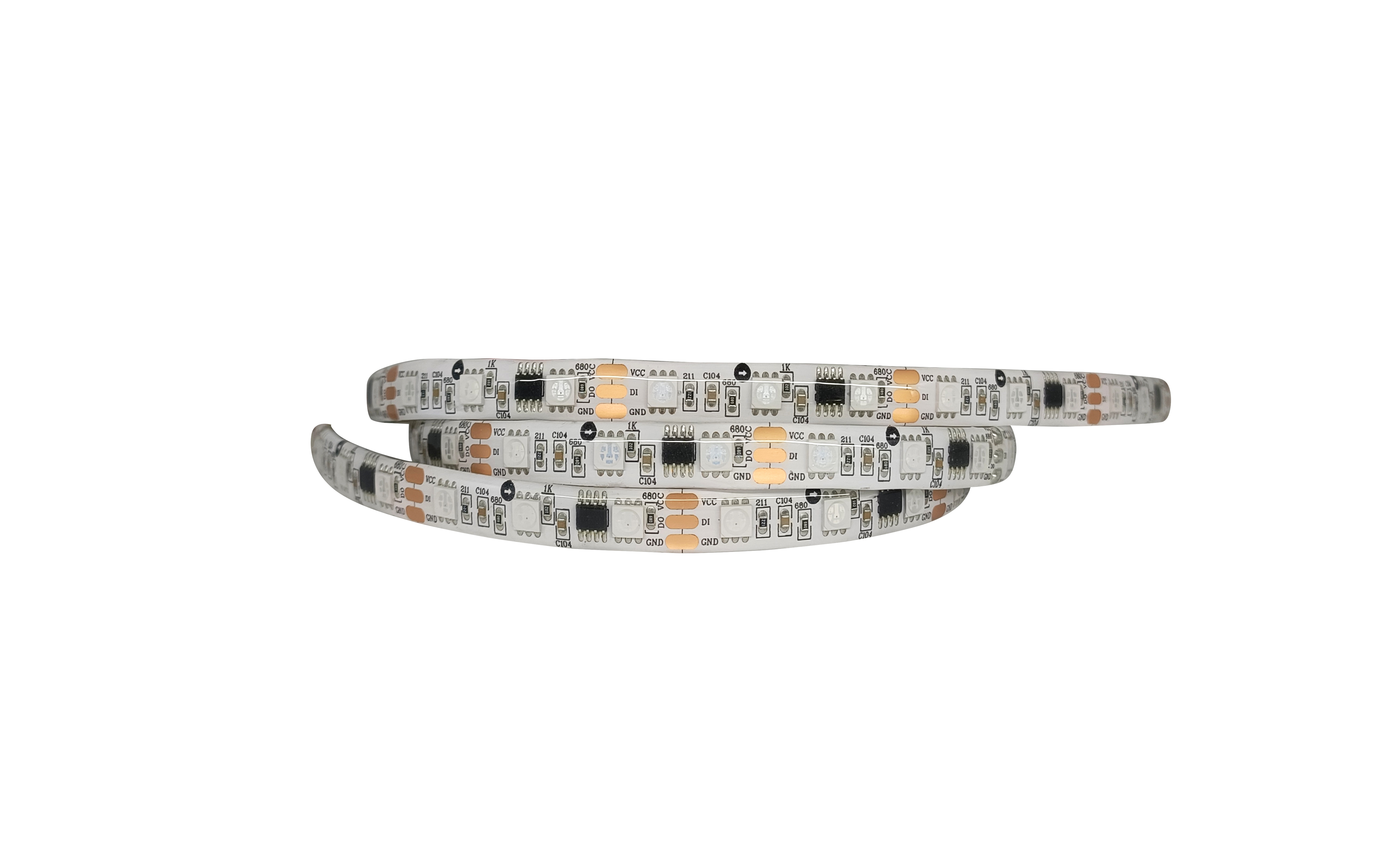 5050rgb 60 Lamp Slide Waterproof Smd Led Strip Color Full Color Ribbon Landscape