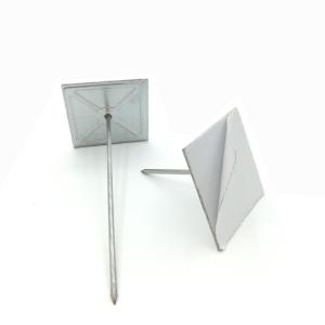 China Stainless Steel 50x50mm Insulation Stick Pins For Fixing Glass Wool wholesale