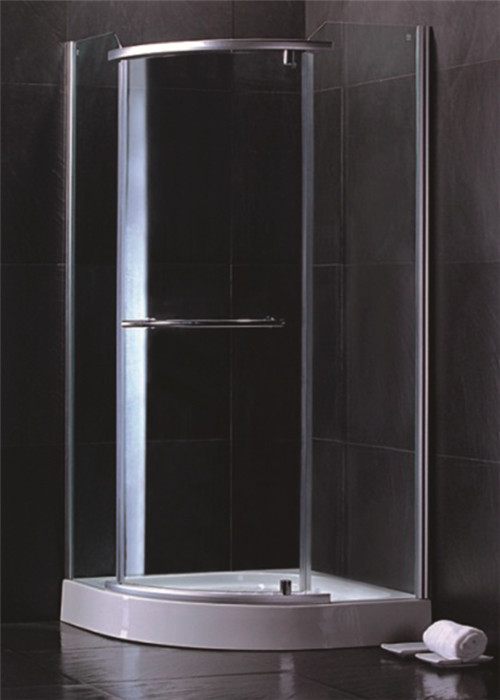 Stainless Steel Frame Glass Bathroom Shower Enclosures , B&Q Shower Cubicles For Home