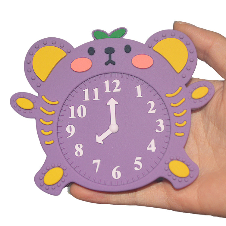 DIY Silicone Baby Teether Purple Sensory Silicone Mordedores For Teething Pain Relief