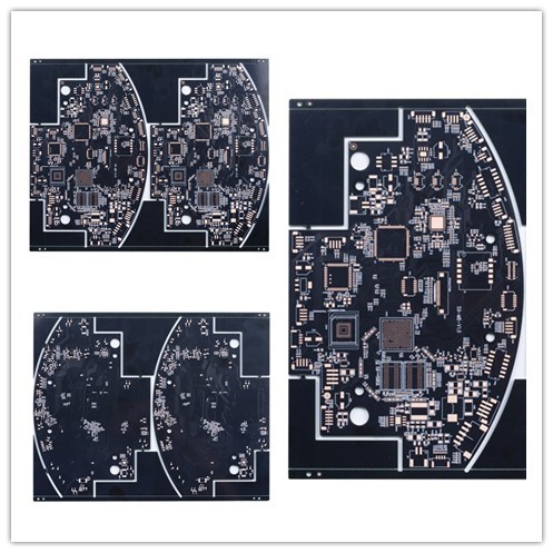 Blank Multilayer Printed Circuit Board OSP Surface 0.3mm Epoxy Plugged Vias