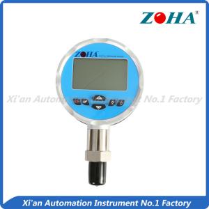 China High Accuracy Digital Pressure Gauge 100mm With Temperature Measurement Additional wholesale