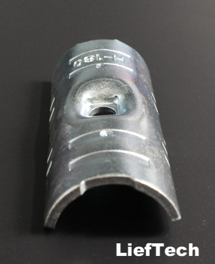 Lean Tube Metal Pipe Connector Steel Pipe Fittings 180 Degree Joint Clamps