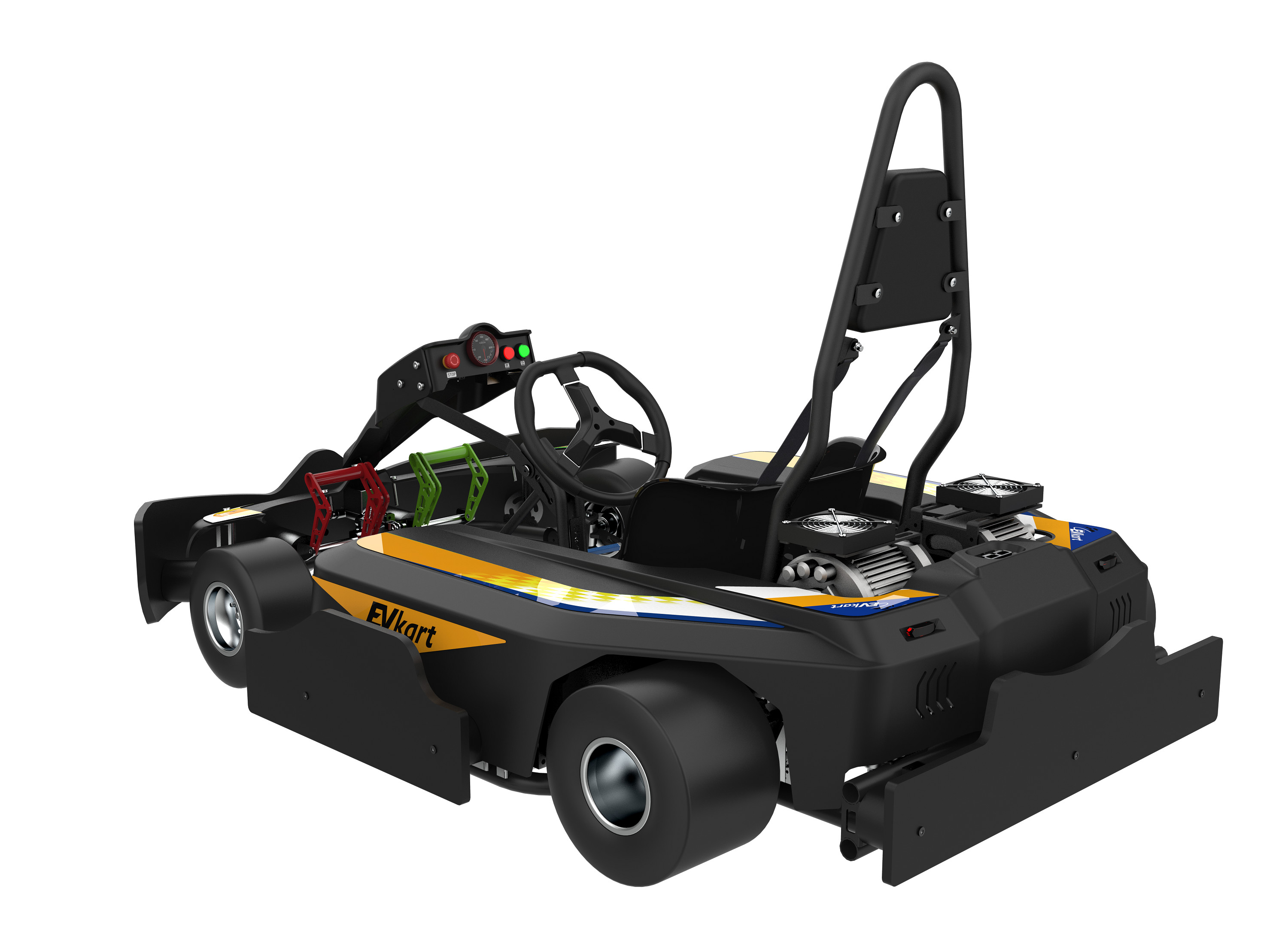 Remote Control Gears Electrical Go Kart Outdoor 43mm Terrain Clearance