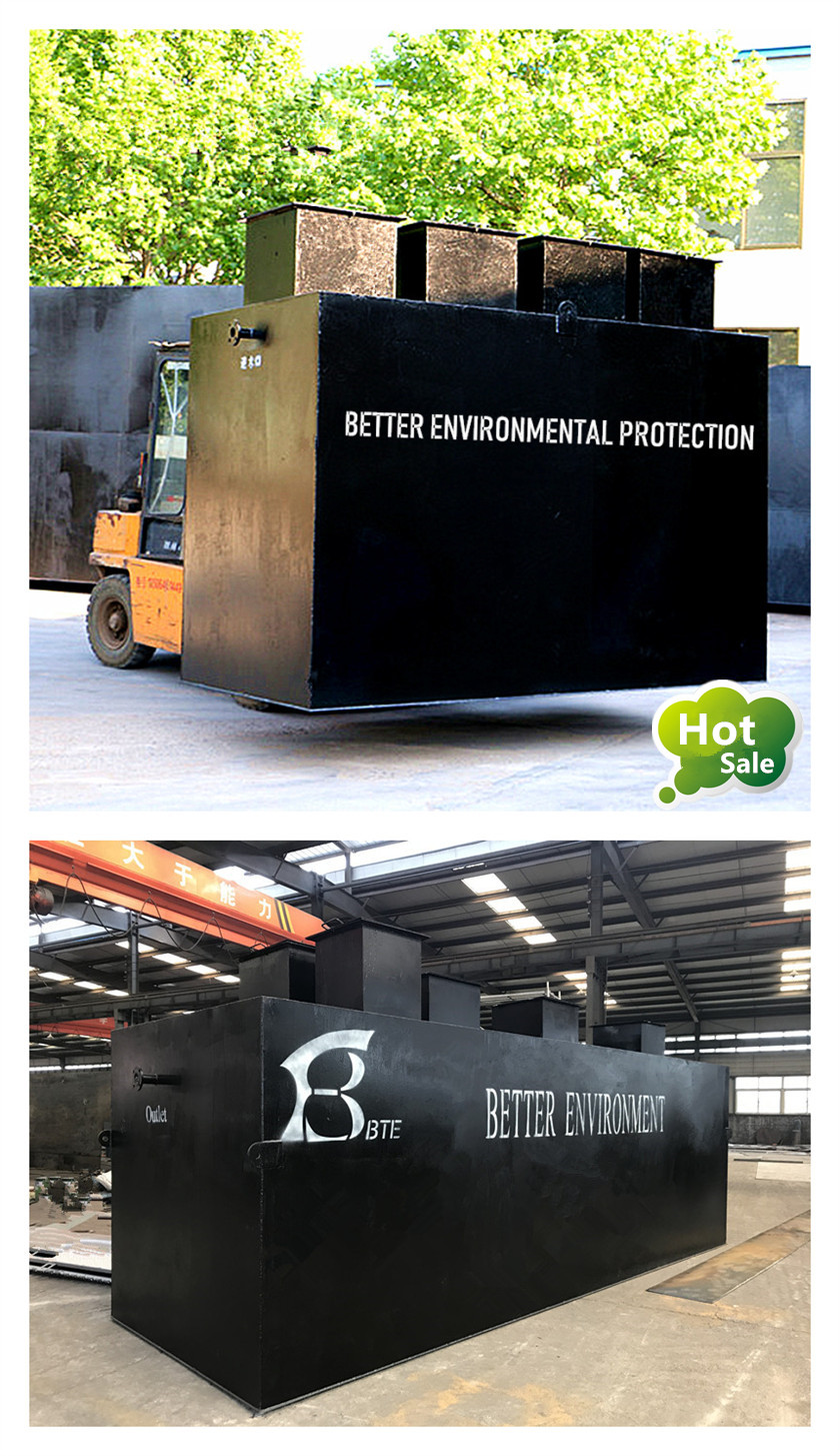 0.5-30 t/hour Capacity Domestic Wastewater Treatment Equipment with Automatic Operation