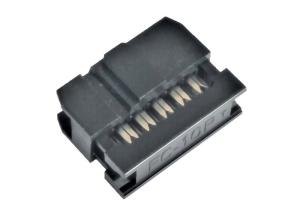China Black IDC Connector 2.54mm Female Header Computer Ribbon Cable Connectors wholesale