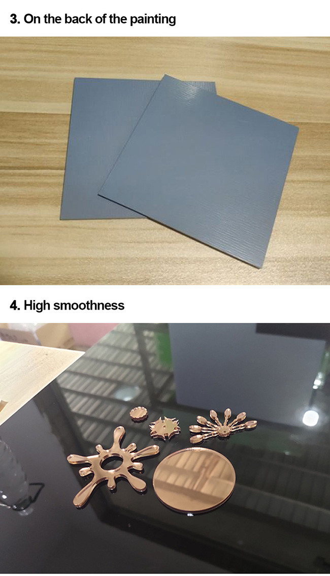 Iridescent 3mm 1220*2440mm Acrylic Mirror Sheet