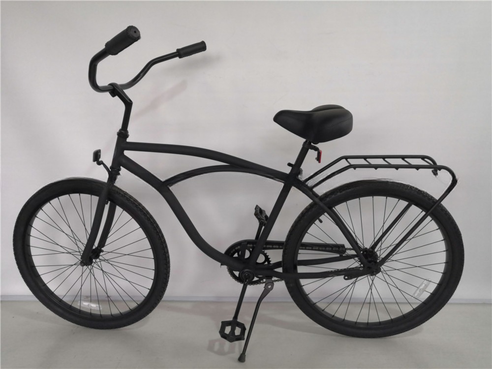 26 Inch Red Color Men's Classic Beach Cruiser Bikes with Big and Comfortable Seat
