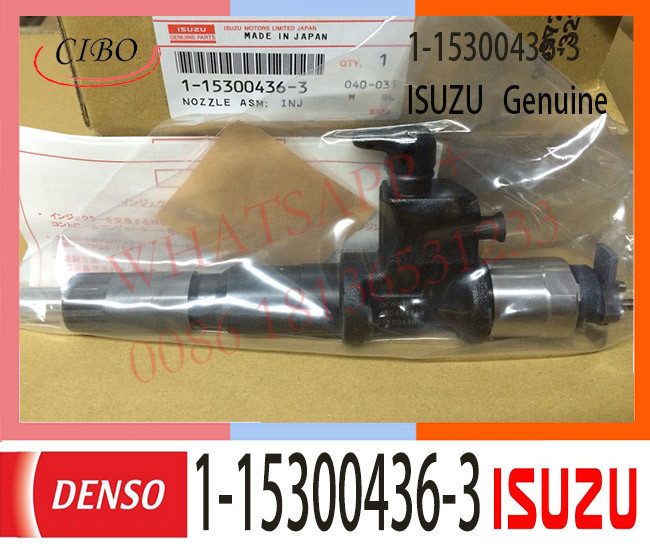1-15300436-3 Engine Fuel Injector 1-15300436-1 1-15300436-2 For 6WG1 095000-63039709500-6300