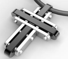 China Tagor Jewelry Top Quality Trendy Classic 316L Stainless Steel Necklace Pendant ADP40 wholesale