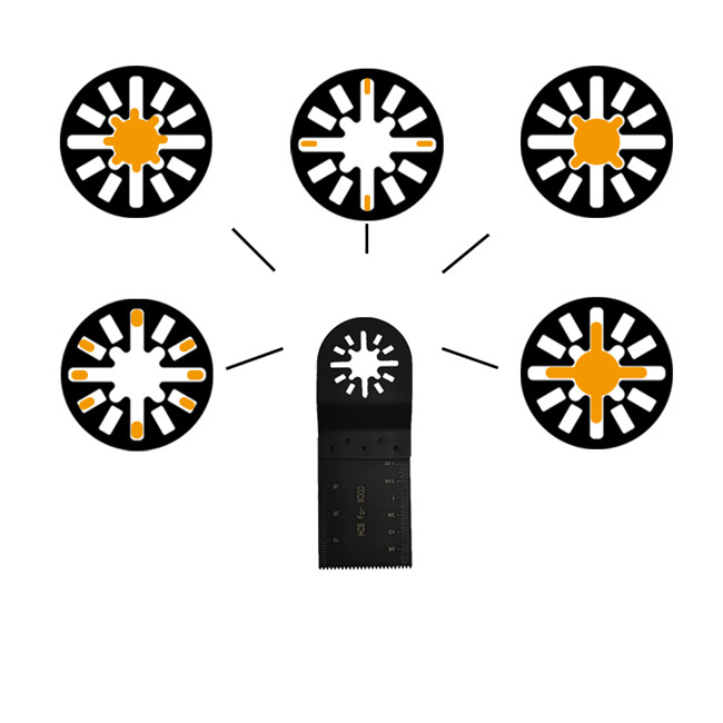 High Carbon Steel Vibrating Oscillating Saw Wood Blades 45 HRC