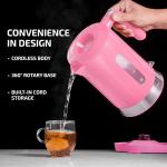 Fast Boiling Electric Kettle BPA Free Water Warmer for Braising Cups