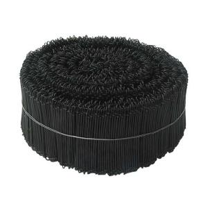 China Soft Black Annealed Metal Cable Double Loop Bar Ties 6in 5000pcs wholesale