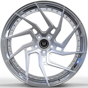 China Polish Alloy 22 Inches Ferrari Forged Wheels Bmw M8 2 Piece 5x112 wholesale