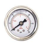 30 Psi 1.5'' Silicone Oil Filled Pressure Gauge 2 Bar BSPT Connection Gauge