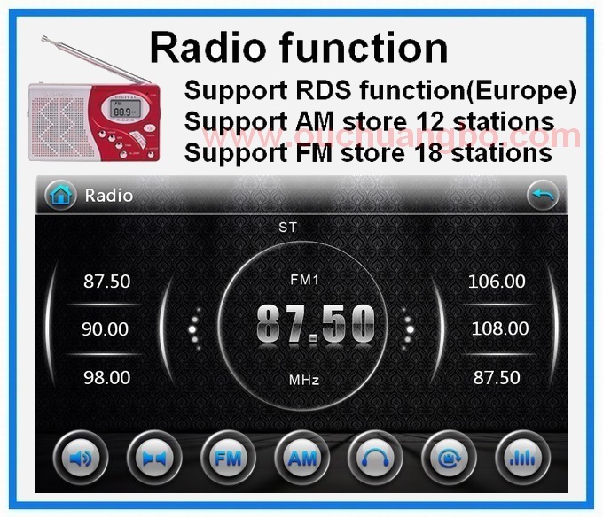 Ouchuangbo Car GPS DVD Nav Multimedia for Skoda Octavia 2014 USB iPod Main menu language