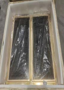 China EMC EMI Steel Brass Honeycomb Waveguide Air Vents Panel 14KHz wholesale