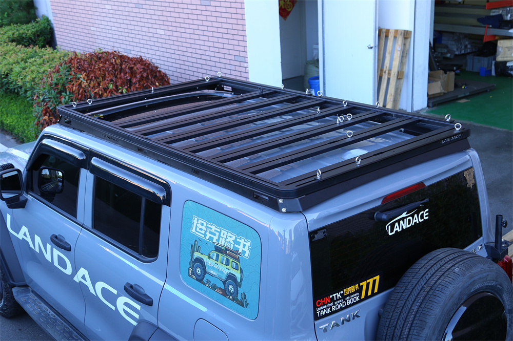 Customized Jeep JK Car Roof Rack Aluminum Alloy Roof Rail Rack
