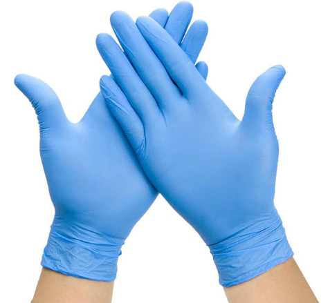 Chemical Resistant Disposable Nitrile gloves , Latex Free Disposable Safety