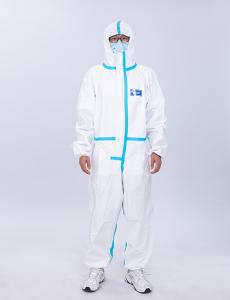 China Dustproof Polymer Medical Protective Coverall Disposable Isolation wholesale