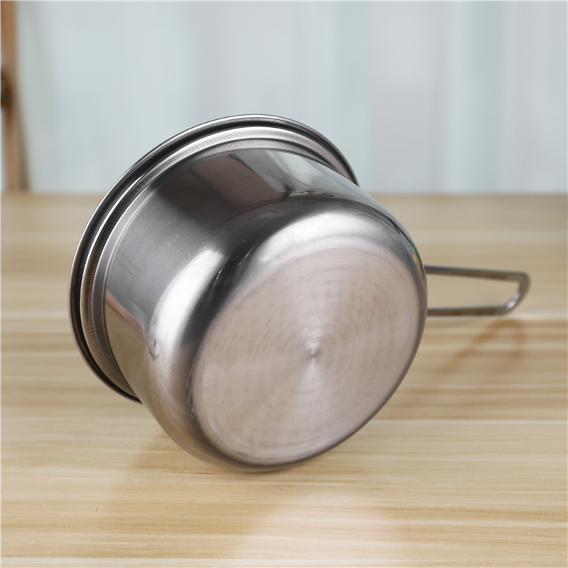 Different lid kitchen food cooking pot combination cookware set with kettle