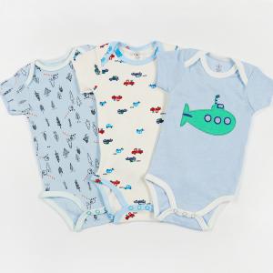China New 2023 kids clothing wholesale Short Sleeve Boy And Girls Newborn Baby Romper Clothes Bodysuits Toddler Clothing wholesale