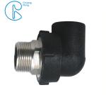 PE100 PN16 SDR11 HDPE Socket Fusion Fittings Male Elbow for Water Supply