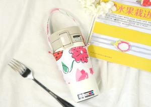 China Water Cup Cover Heat Insulation Fall Protection Cotton Tote Bag wholesale