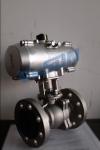 SS304 or 316SS Stainless Steel Rotary Actuator Ball Valve Quarter Turn Actuator