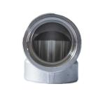 90 Degree Stainless Steel Reducing Elbow Grey Hot Dipped Galvanized
