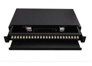 China CATV 72 Port Fiber Optic Patch Panel 24 Core SC MM Adapter ODF Low Excess Loss wholesale