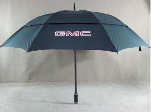 China Mens Collapsible Vented Windproof Umbrella , Printed Golf Umbrellas With Logo wholesale