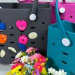 Practical Personalized Promotion Gifts Fashionable Silicone Rubber Beach Bag