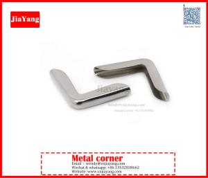 China 18mm Silver Menus Decorative Metal Book Corner Protector wholesale