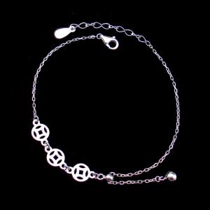 China Customized 3D Cross Silver Cubic Zirconia Bracelet wholesale