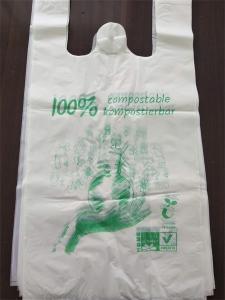 China Large Biodegradable Check-Out T-Shirt Bag wholesale