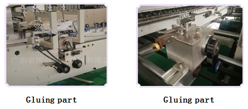 CQT/800A Automatic Folder Gluer Box Making Machine 1600 KG Automatic Grade Automatic