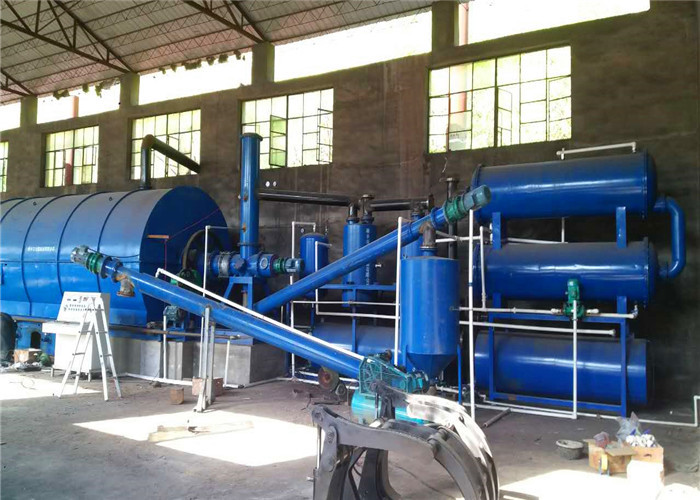 Environment friendly scrap tyre rubber to fuel oil pyrolysis plant Waste Tire Pyrolysis Recycling Plant