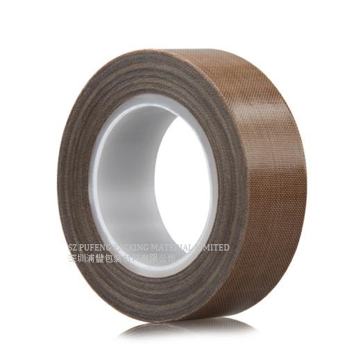 Brown Waterproof 0.18mm PTFE Self Adhesive Insulation Tape