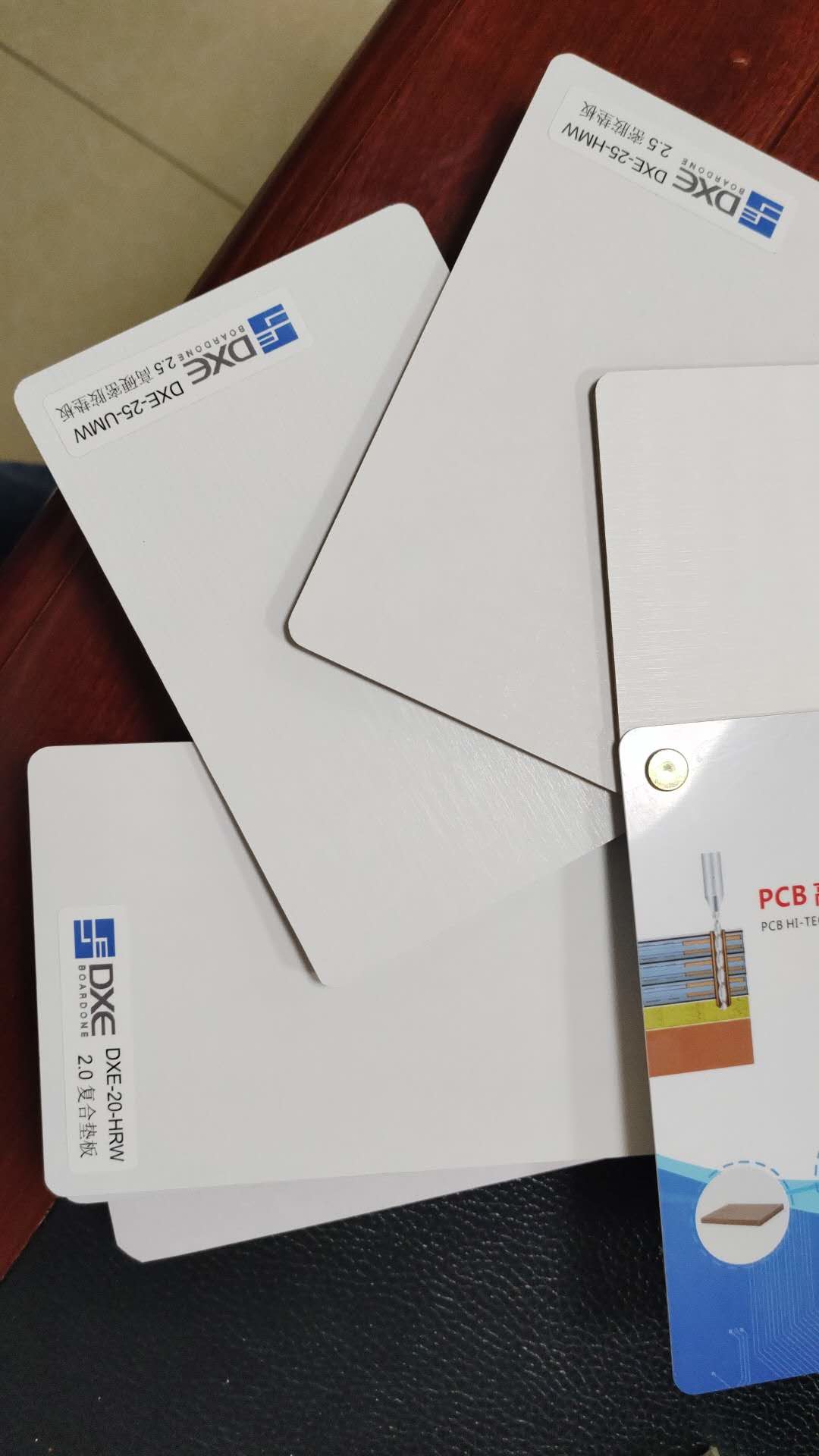 No Pollution PCB Drilling White Melamine Coating Backup Board