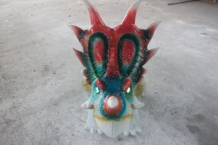 Customizable Ankylosaurus Dinosaur Battery Car For Children's Amusement Park