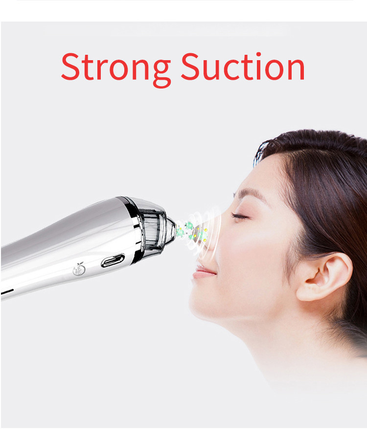 5V 1A ABS PP USB Vacuum Suction Blackhead Remover