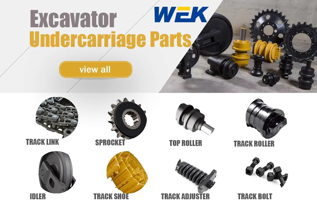 Black Excavator Undercarriage Parts R360 Track Carrier Roller R360 Idler