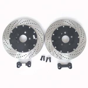 China 355*22mm Drilled Slot Disc Center Bell For Audi S3 Rear wholesale