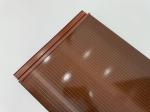 Flat BIPV Roof Tiles 35W / 87W Glass Flat Solar Photovoltaic Tiles Roofing