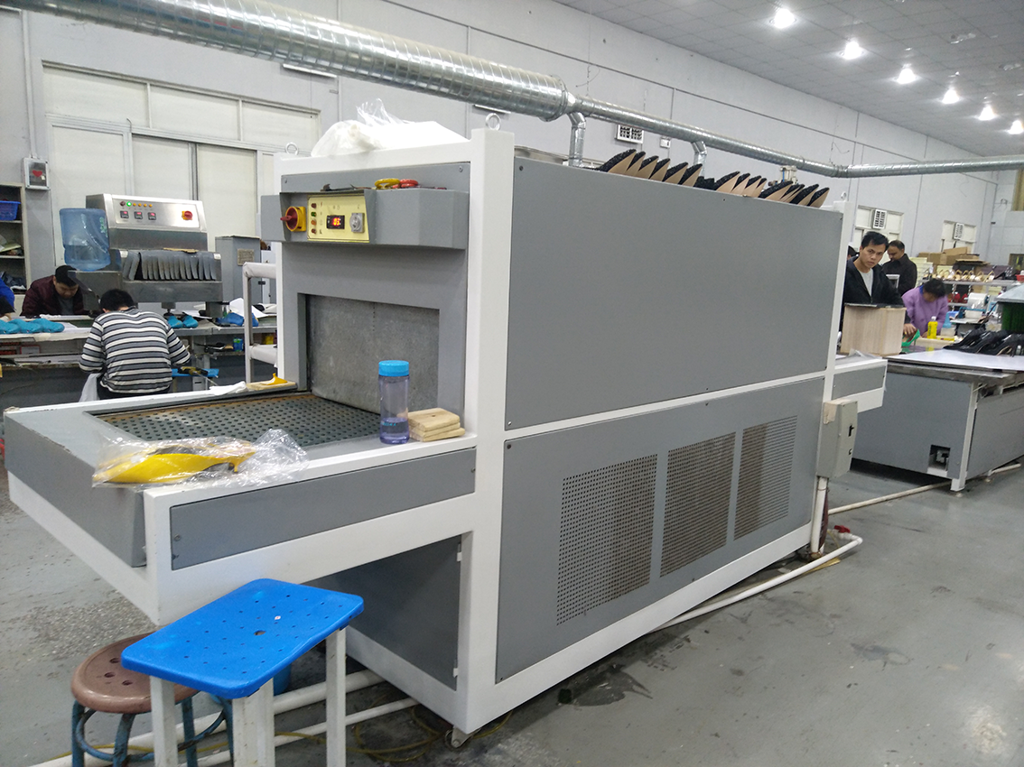 High Speed Shoe Chiller Machine Safety Operation Shoe Making Equipment