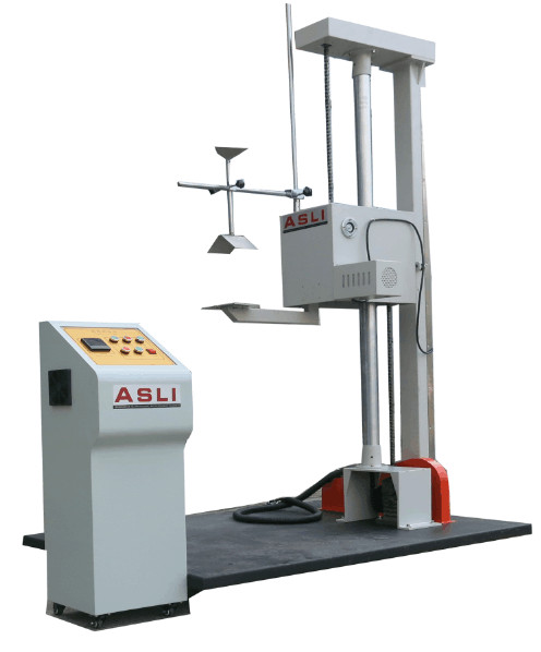 Single Wing Carton Drop Testing Machine / Package Carton Box Drop Impact Tester