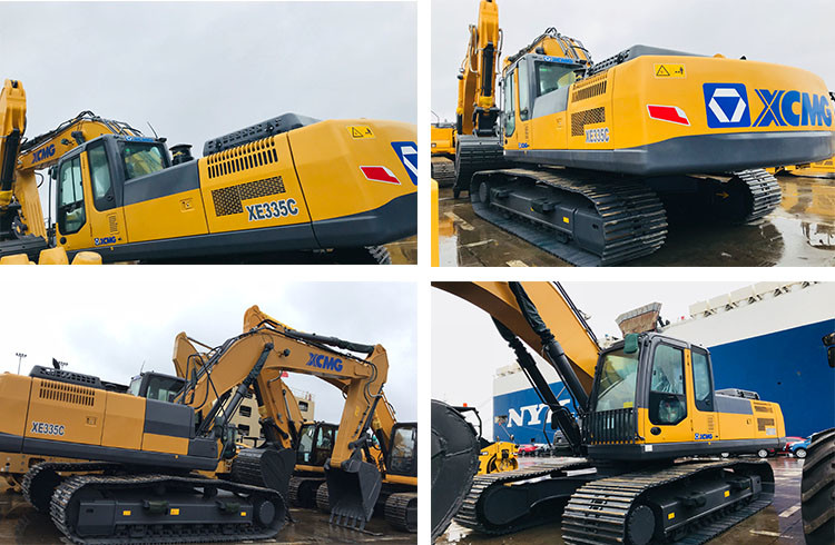 XCMG XE335C Heavy Construction Machinery Hydraulic Isuzu Engine Excavator